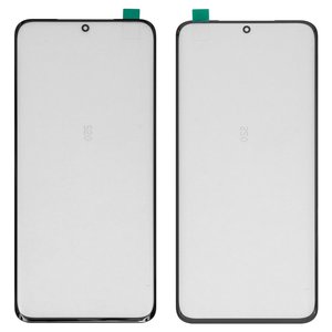 Housing Glass G+OCA PRO compatible with Samsung G980 Galaxy S20, G981 Galaxy S20 5G, with OCA film, black 
