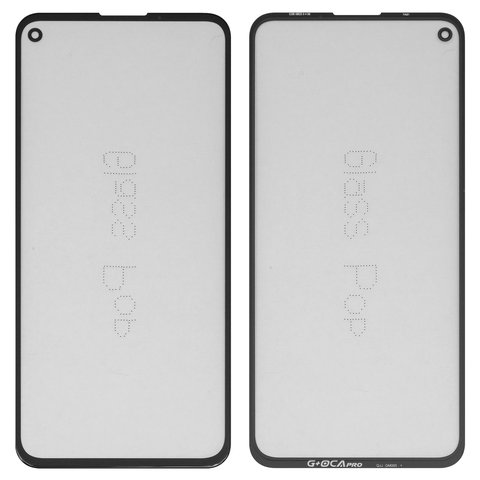 Housing Glass G+OCA PRO compatible with Google Pixel 5a 5G, with OCA film, black 
