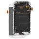 Pantalla LCD puede usarse con Samsung I9500 Galaxy S4, blanco, con ajuste de brillo, con marco, Copy, (TFT)