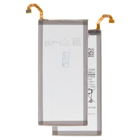 Batería EB BJ800ABE puede usarse con Samsung A600 Dual Galaxy A6 2018 , J600 Galaxy J6, Li ion, 3.85 V, 3000 mAh, Original PRC