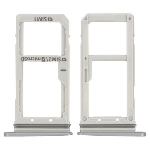 Sujetador de tarjeta SIM puede usarse con Samsung G935FD Galaxy S7 EDGE Duos, negro