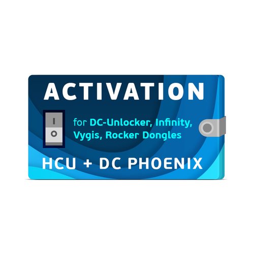 Activación HCU + DC-Phoenix para dongles DC-Unlocker / Infinity / Vygis / Rocker