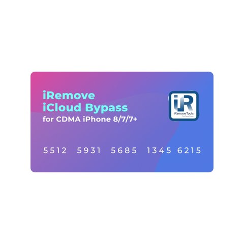 iRemove iCloud Bypass para CDMA iPhone 8 7 7P [NO SIGNAL]