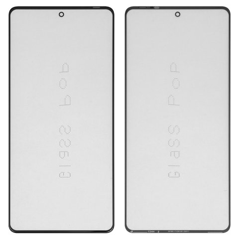 Vidrio de carcasa G+OCA PRO puede usarse con Tecno Camon 20, Camon 20 Premier, Camon 20 Pro, Camon 20 Pro 5G; Infinix GT 10 Pro X6739 , Note 30 Pro X678B , Note 30 VIP X6710 , con película OCA, negro