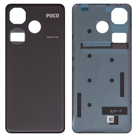 Panel trasero de carcasa puede usarse con Xiaomi Poco F6, negra, black