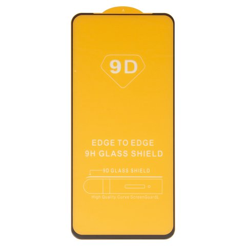 Vidrio de protección templado puede usarse con Samsung A215 Galaxy A21, Full Glue, compatible con estuche, sin embalaje, sin pañuelos , negro