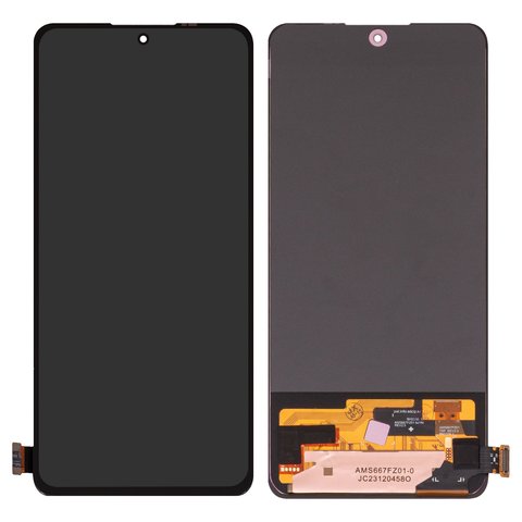 Pantalla LCD puede usarse con Xiaomi Poco M7 Pro 5G , negro, sin marco, High Copy, OLED 