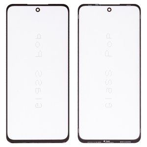 Vidrio de carcasa G+OCA PRO puede usarse con Realme 11 5G, C55; Oppo A58 4G, A98 5G, con película OCA, negro