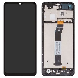 Pantalla LCD puede usarse con Xiaomi Redmi A3, Redmi A3x, negro, con marco, High Copy, 23129RN51X, 23129RN51H