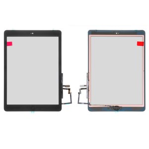 Сенсорний екран для iPad Air iPad 5 , з кнопкою HOME, чорний, зі шлейфом, #A1822 A1823