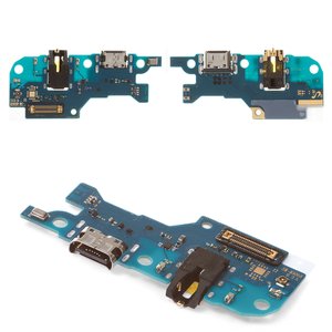 Шлейф для Samsung M305F DS Galaxy M30, коннектора наушников, коннектора зарядки, с микрофоном, Original PRC , плата зарядки