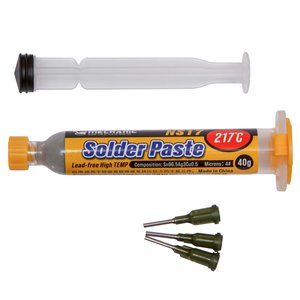 BGA паста Mechanic NS17, Sn 96,5%, безсвинцева,  Ag 3%, Cu 0,5%, 217 °C, 40 г