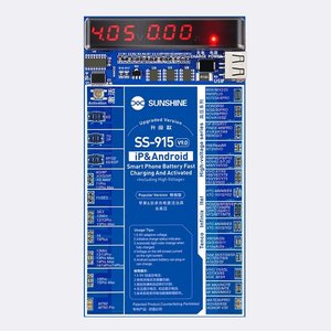 Кабель для запуску батареї Sunshine SS 915 V9.0, плата активації батареї, iphone 6 15 pro max samsung huawei xiaomi