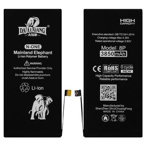 Аккумулятор Da Luxiang для Apple iPhone 8 Plus, Li ion, 3,82 B, 2691 мАч, original IC