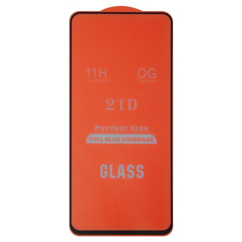 Захисне скло All Spares для Xiaomi Poco M4 Pro 5G, Redmi Note 11 5G, Redmi Note 11S 5G, Redmi Note 11T 5G, сумісне з чохлом, Full Glue, чорний, шар клею нанесений по всій поверхні