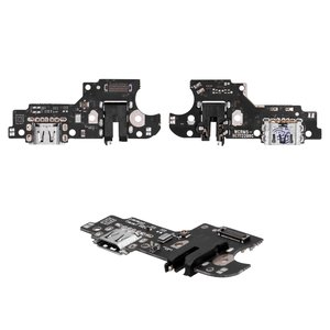 Шлейф для Realme 5, 5i, C3, коннектора наушников, коннектора зарядки, с микрофоном, High Copy, плата зарядки