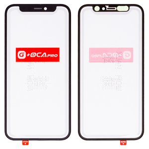 Скло корпуса G+OCA PRO для iPhone 12 mini, з ОСА плівкою, чорне