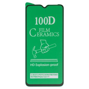 Захисна плівка Film Ceramics для Xiaomi Redmi 9T, Redmi Note 8 Pro, чорна, Full Glue, без упаковки , шар клею нанесений по всій поверхні