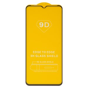 Захисне скло для ZTE Blade A51 2021 , Blade A71 A7030, сумісне з чохлом, Full Glue, без упаковки , чорний