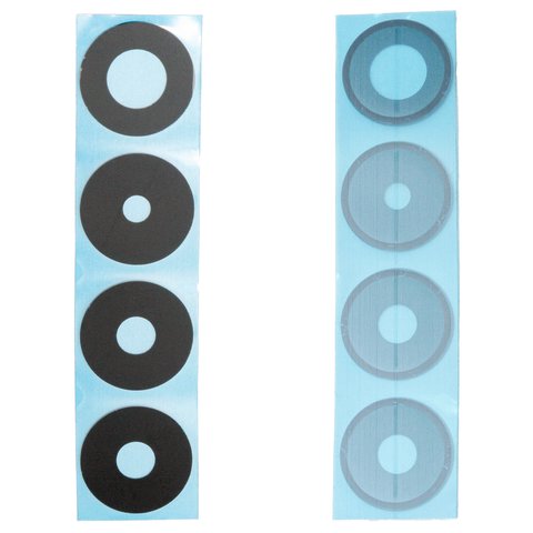 Скло камери для Xiaomi Poco X7, Redmi Note 14 Pro 5G, чорне, без рамки, комплект 4 шт.