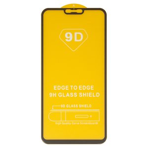 Захисне скло для Xiaomi Mi 8 Lite 6.26", Redmi Note 6 Pro, сумісне з чохлом, Full Glue, без упаковки , чорний, M1808D2TG