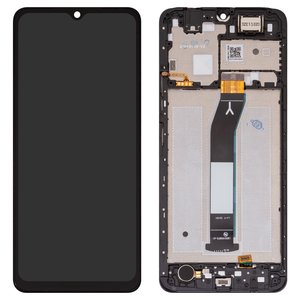 Дисплей для Xiaomi Redmi A3, Redmi A3x, черный, с рамкой, Box , 23129RN51X, 23129RN51H