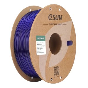 Филамент для 3D принтера eSUN PETG Basic Translucent Blue, 1 кг