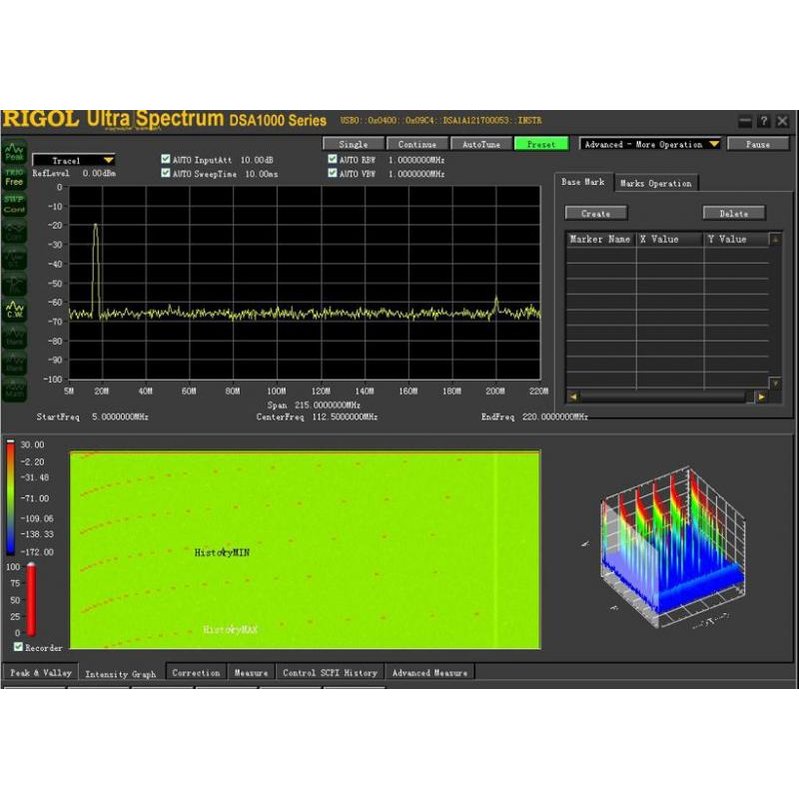 PC Software RIGOL Ultra Spectrum for RIGOL DSA700 / DSA800 / DSA1000 Picture 1