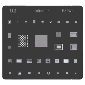 BGA-трафарет P3031 для мобільного телефону Apple iPhone 6, 29 в 1 BGA-трафарет P3031 для мобільного телефону Apple iPhone 6, 29 в 1