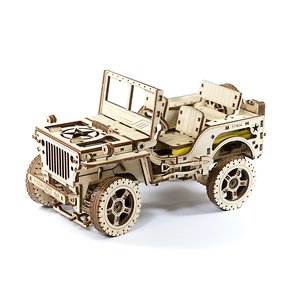 Дерев'яний механічний 3D-пазл Wooden.City Автомобіль 4х4 Дерев'яний механічний 3D-пазл Wooden.City Автомобіль 4х4