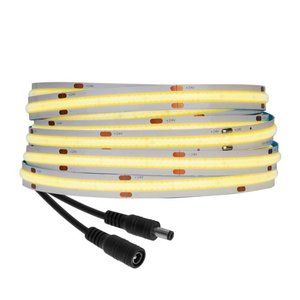 Светодиодная лента COB 480 светодиодов, холодный белый 6000K, DC 12 В, 1 м 