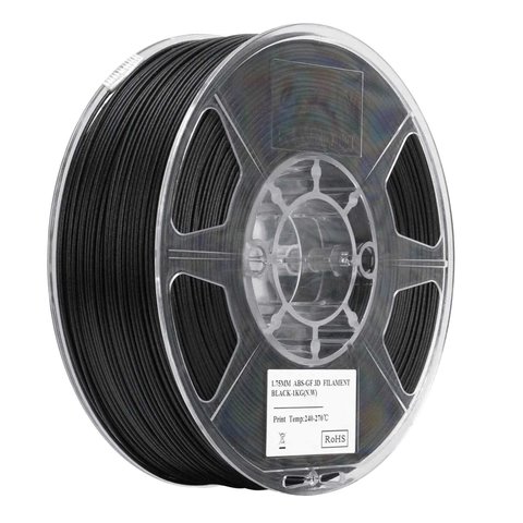 Филамент для 3D принтера eSUN ABS GF Black, 1 кг